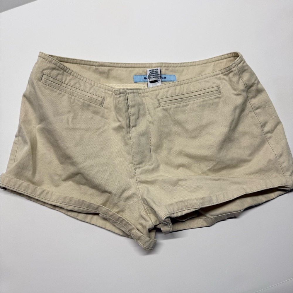 Abercrombie women's vintage tan shorts size 0